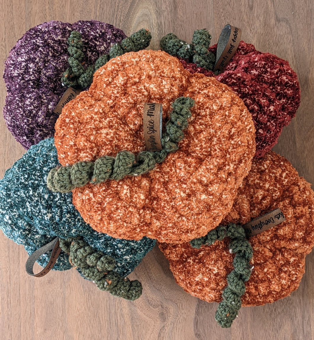 Handmade Crochet Pumpkins